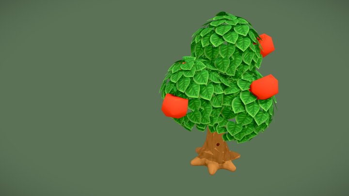 Small Apple tree 3D Model