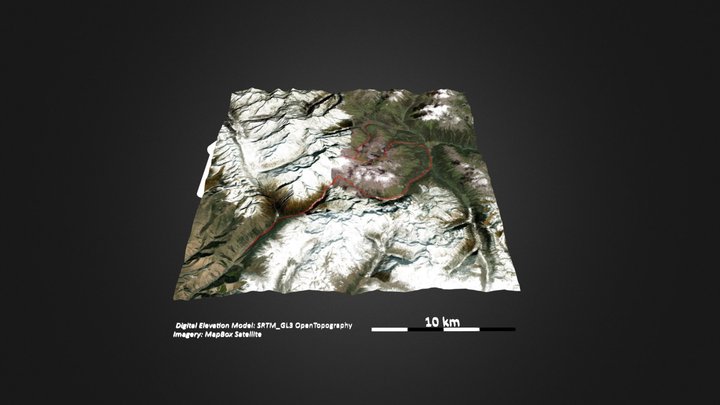 党岭三湖 – Kostenloses 3D-Modell STL