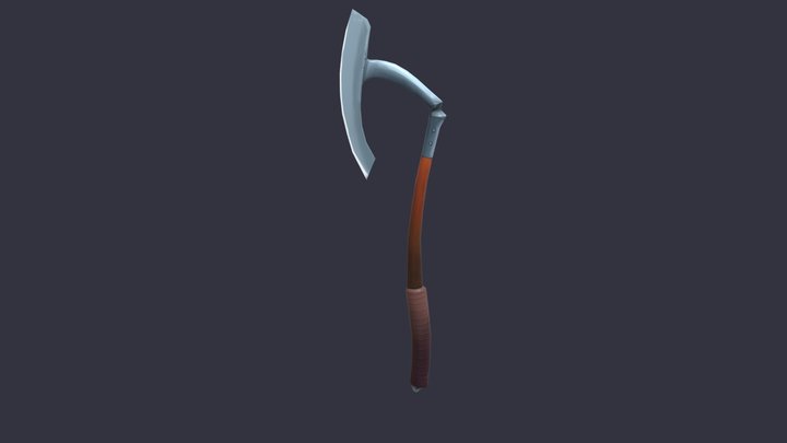 Fantasy Weapon - "Viking" Axe 3D Model