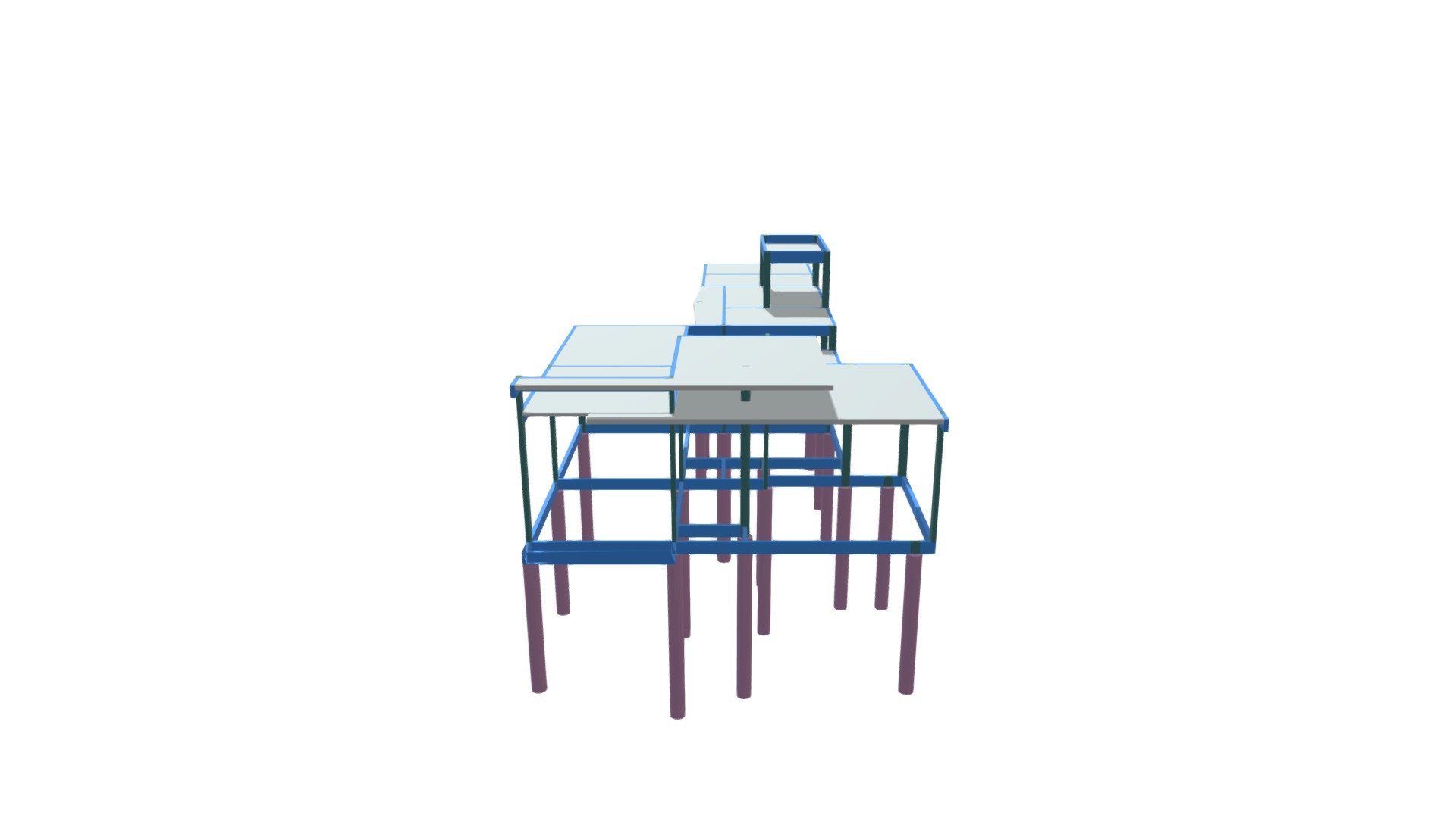 Estrutura 3D - Residência VG