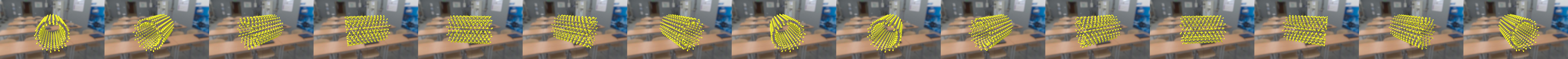 MoS2 Nanotube 3D Model