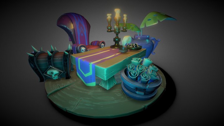 The Craftsman's Shop of Magic Props 3D Model