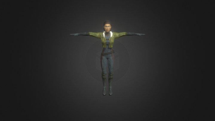 Alyx Half-Life 2 Beta 3D Model