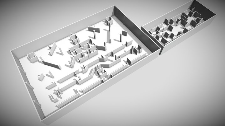 PK6新店场地模型-三维视图-{三维} 3D Model