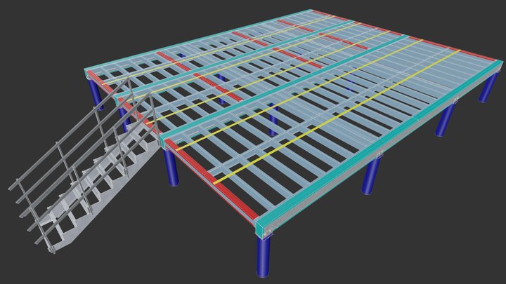 Plataforma casa B. A. 3D Model