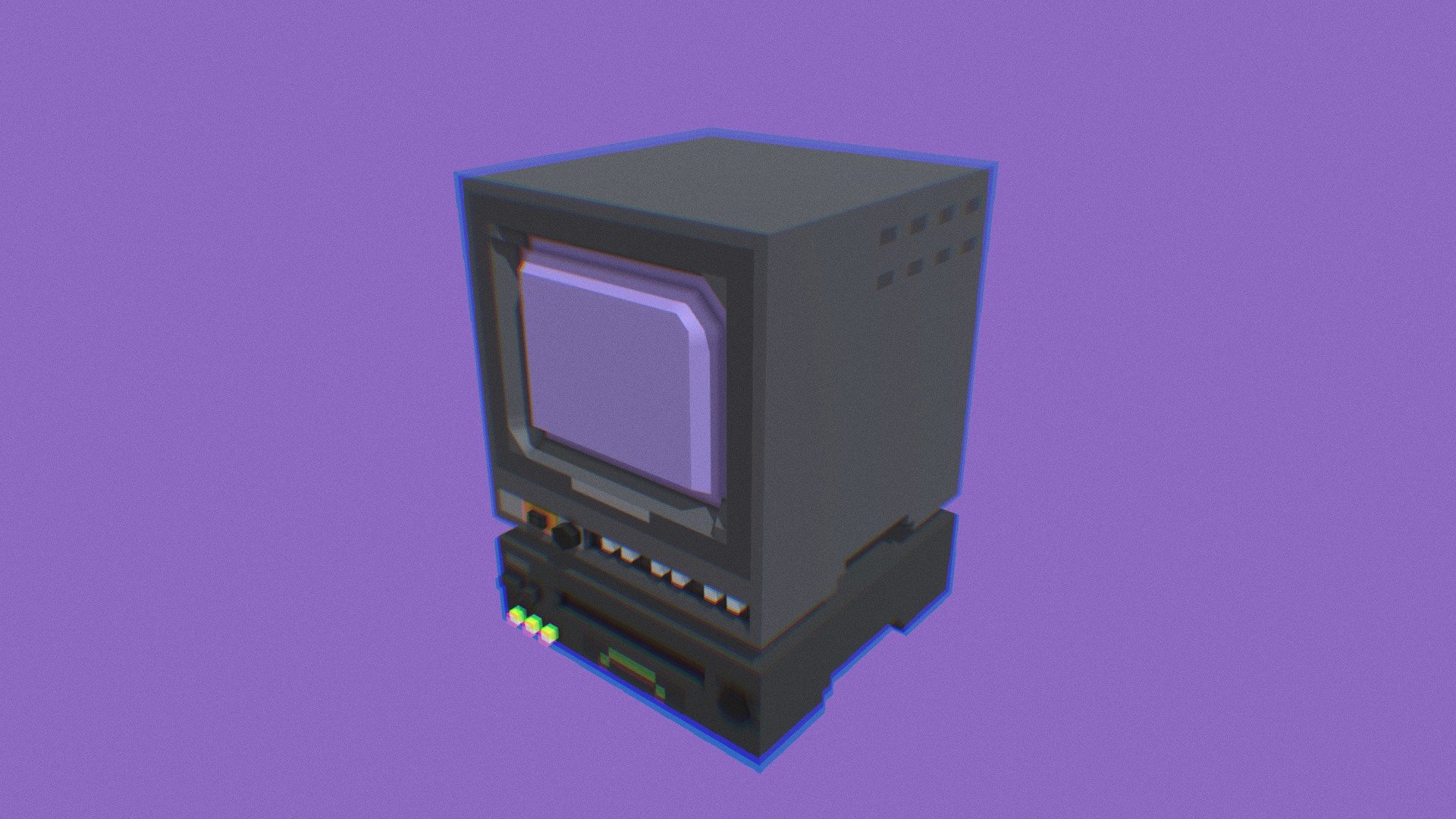 VHS_TV - Download Free 3D model by Cloner_bud [787e356] - Sketchfab