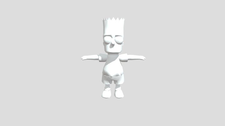 Bart Simpson 3D Model