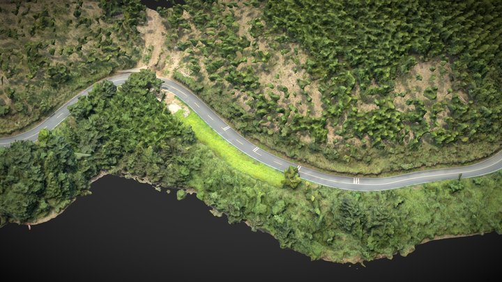Mountain road – Kostenloses 3D-Modell STL