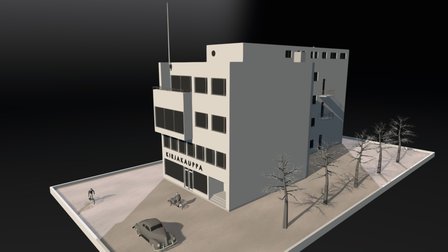 Turkaman talo 3D Model
