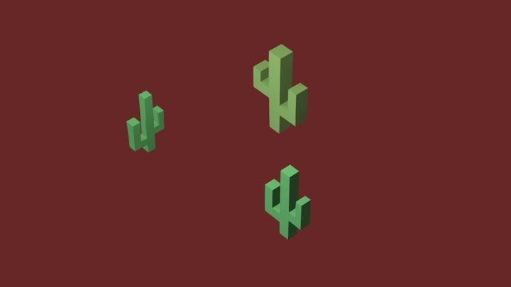 Kaktusy 3D Model