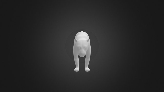 Panther Retopo 3D Model