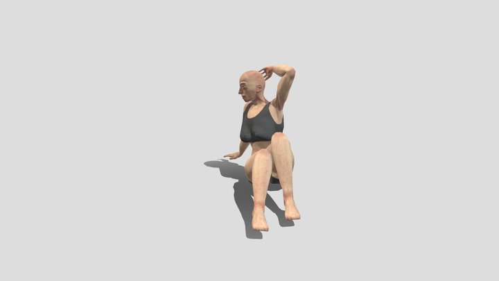 Character_Sitting 3D Model