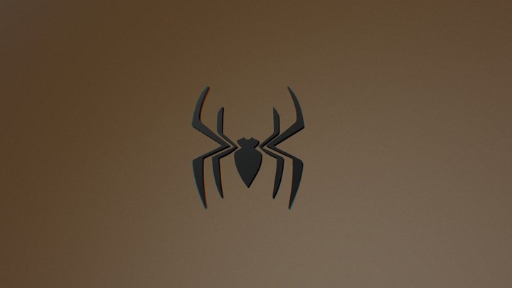 Spider-man now way home logo 3D Model