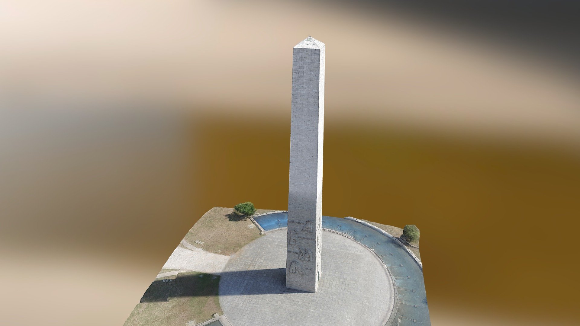 Obelisk of Ibirapuera — Sketchfab embed 3D viewer