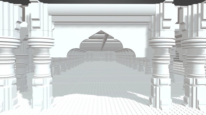 3D Palace 3D Model