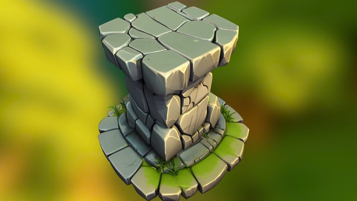 Stone Pillar – Modèle 3D gratuit STL
