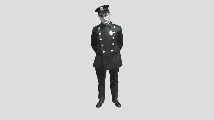 3D POLICE OFFICER 3D Model