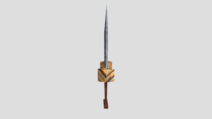 Sword With Texture 3D Model