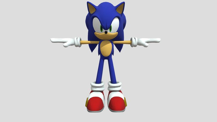Sonic the Hedgehog 3D Model
