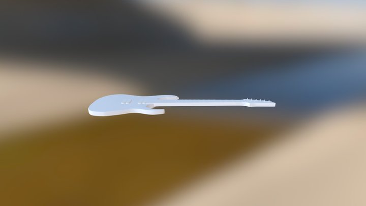 Guitar 3D Model