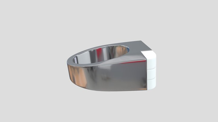 Gold And 3 Gems Ring