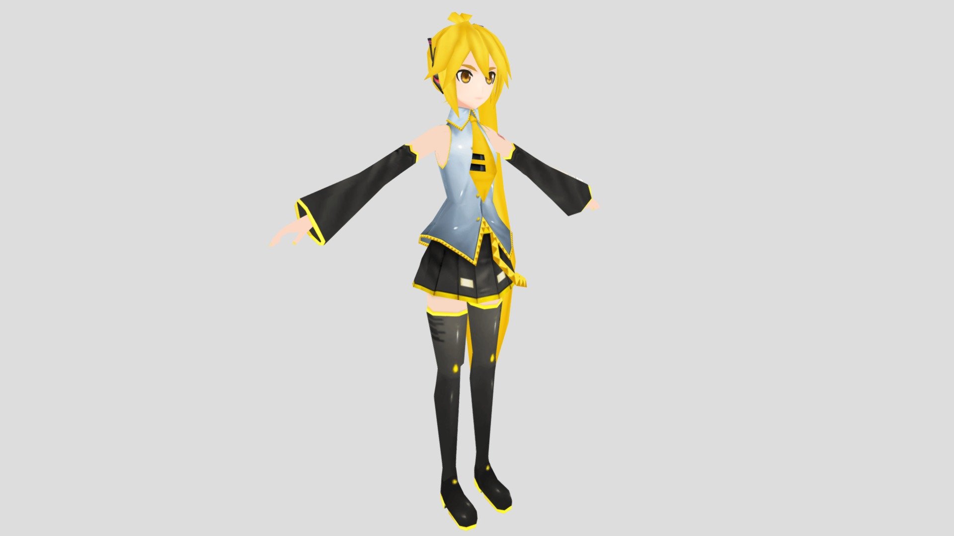 (Hatsune Miku Project DIVA) Akita Neru - Download Free 3D model by 雨宮レン