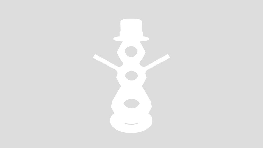 Nut And Screw Christmas Snowman