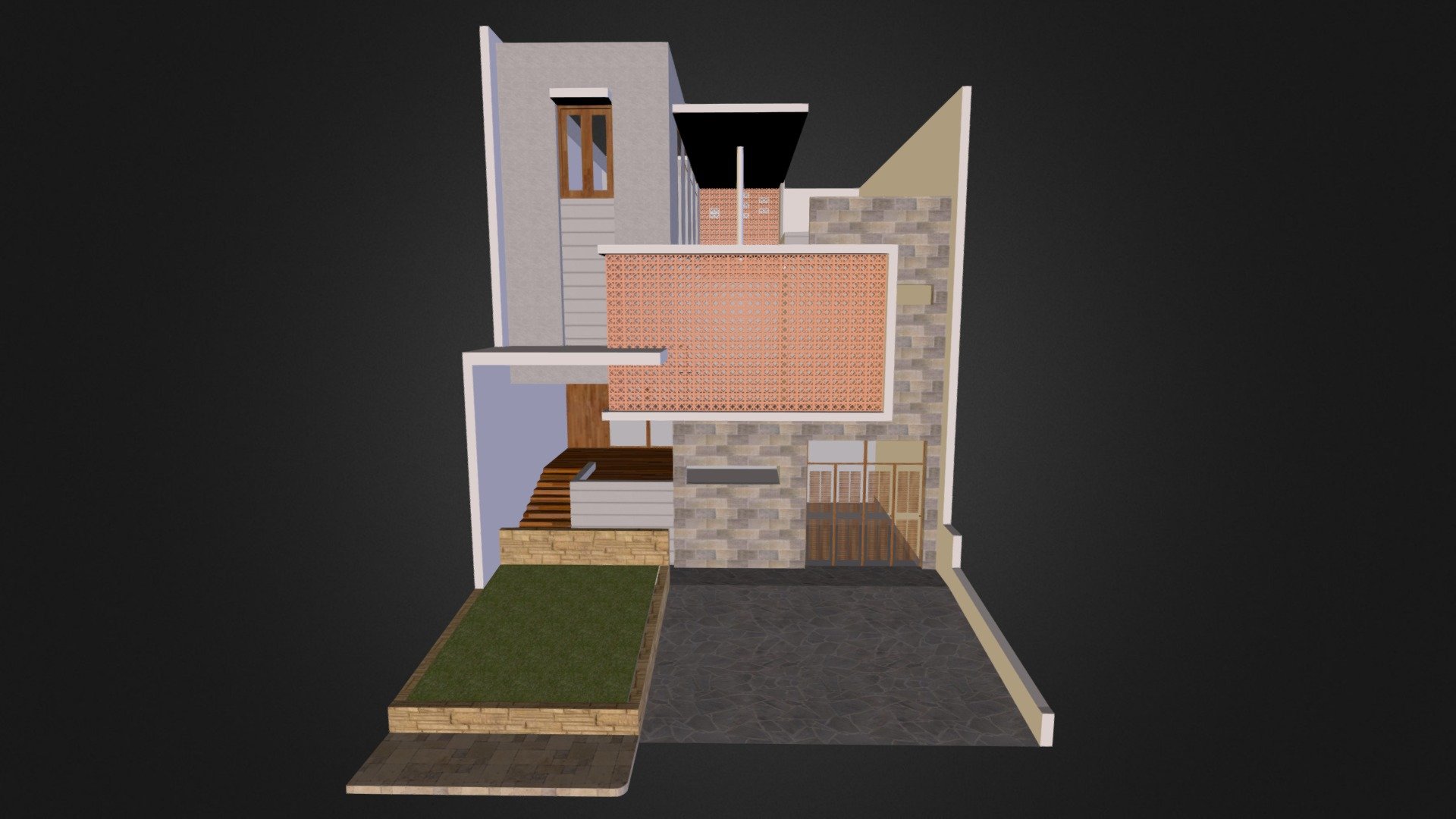 ICO House - 3D model by Ardiansyah Basha (@bovian) [7889eb0] - Sketchfab