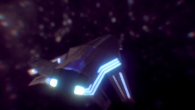 Space Ship 3D Model