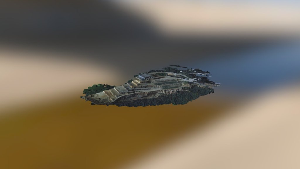 Cariera Simplified 3d Mesh