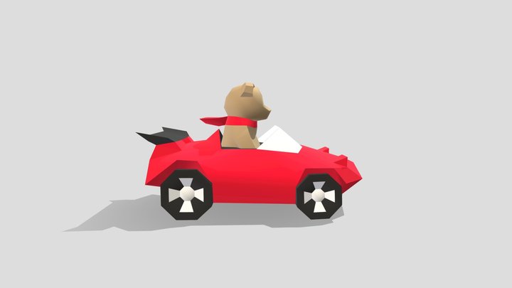OSO EN VEHÍCULO 3D Model