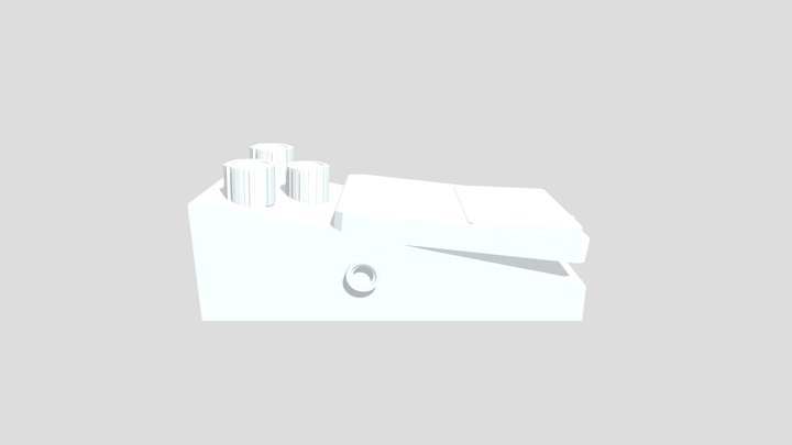 Guitar Pedal 3D Model