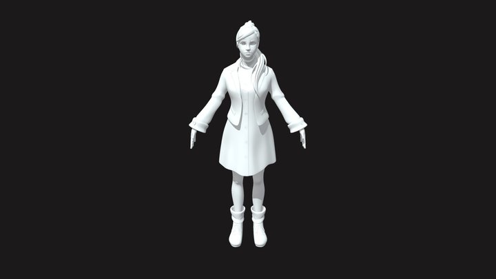Modelling 1 Full Character Model 3D Model