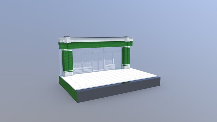 Cinema Shop Detail (1) 3D Model