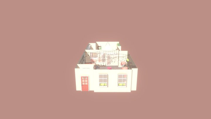 Cat Cafe 3D Model