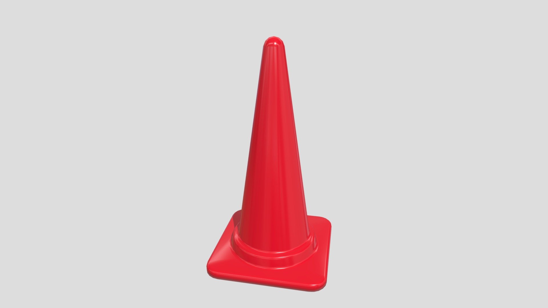 Traffic Cone / 三角コーン — Sketchfab embed 3D viewer