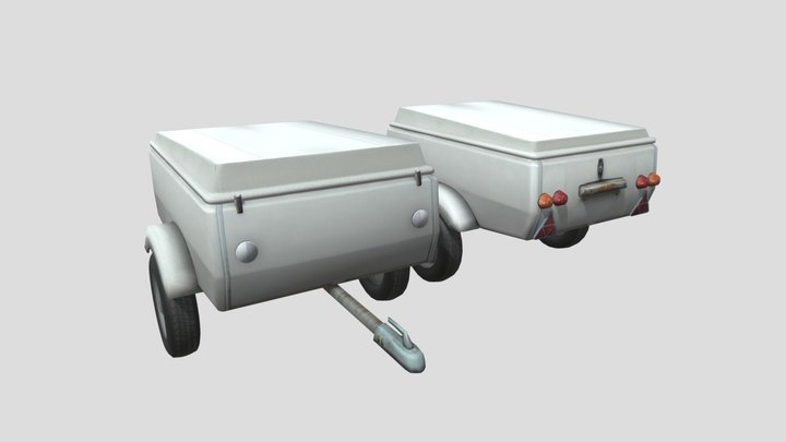 Niewiadów N-250 trailer 3D Model