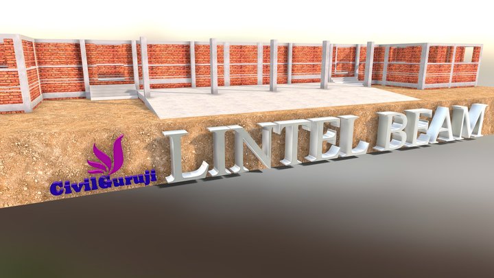 27 LINTEL BEAM_obj 3D Model