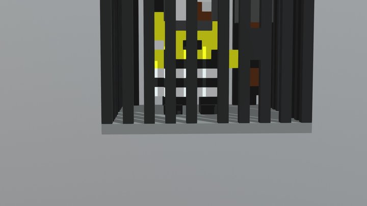 Minion Carl 3D Model