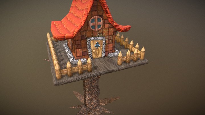 Tree House - 3D Modeling module, Saxion 3D Model
