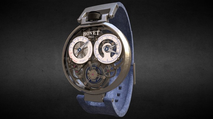 Bovet Fleurier Watch 3D Model