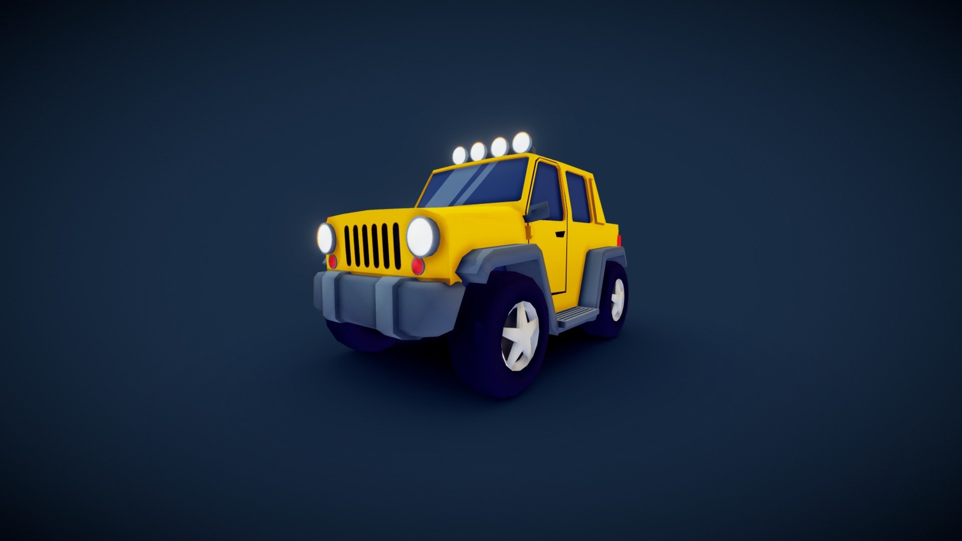 Stylized Jeep - Download Free 3D model by wickedboo ...