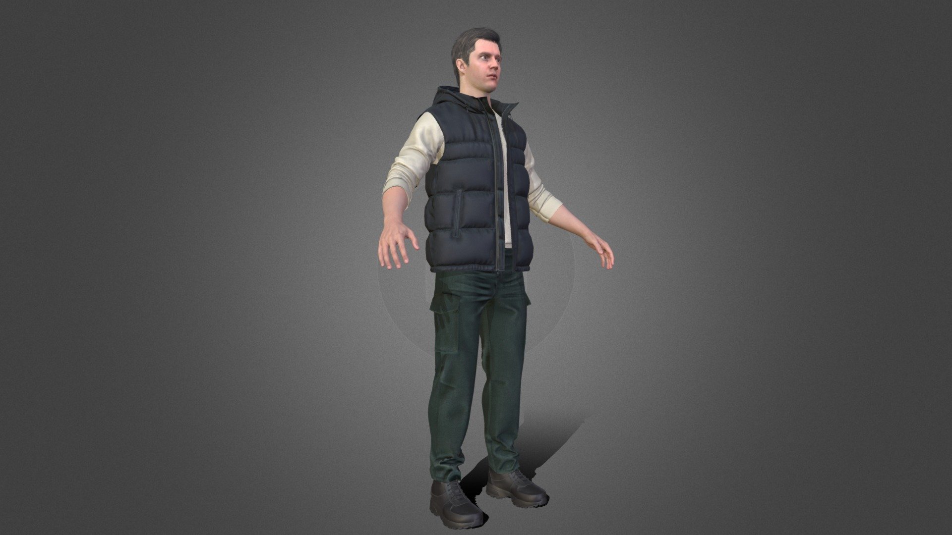 Man in Autumn Outfit 15 - Rigged - Buy Royalty Free 3D model by ...