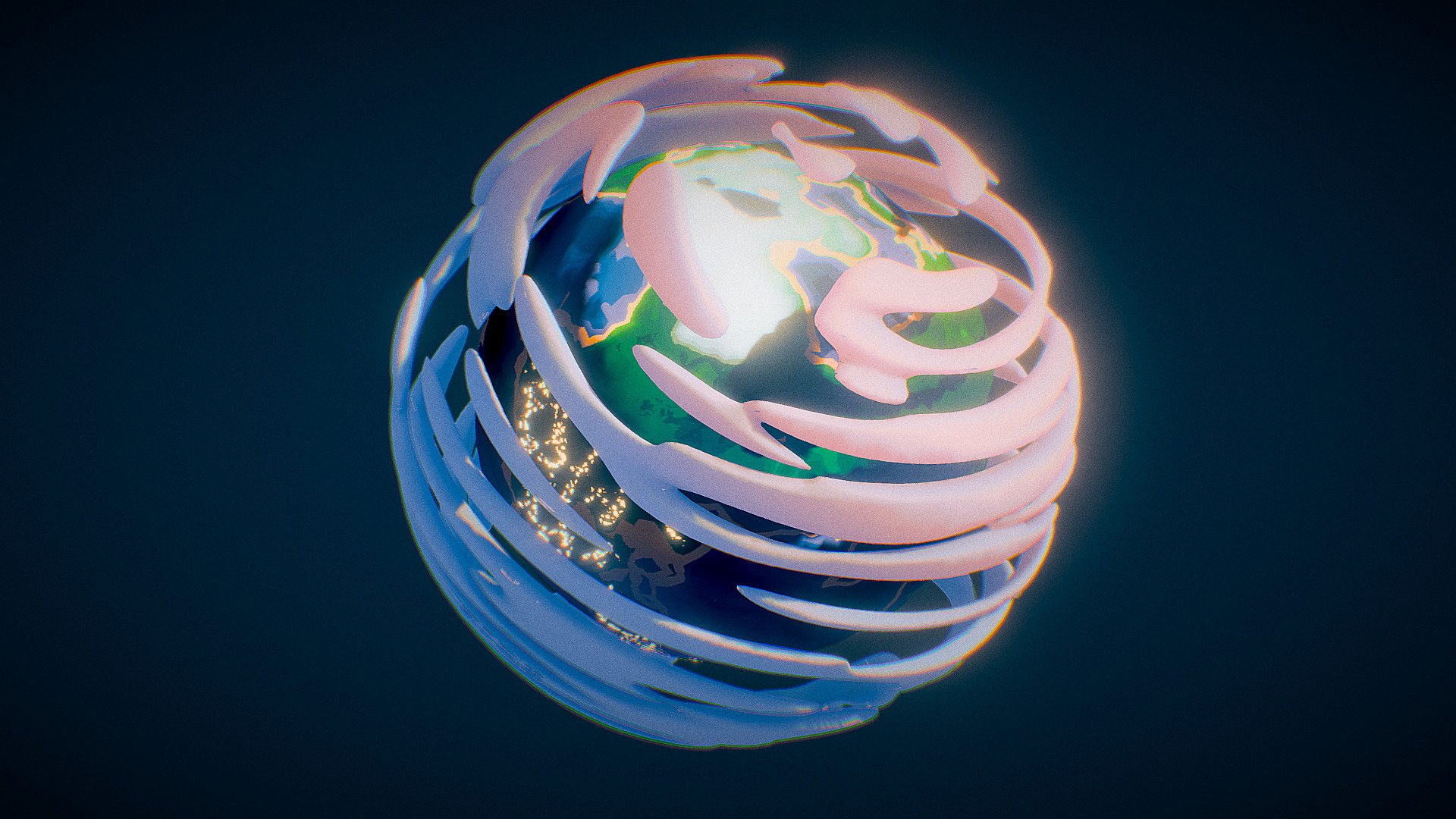 Stylized planet - Download Free 3D model by cmzw [789725d] - Sketchfab