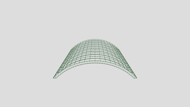 COBERTURA METÁLICA - QUADRA 3D Model