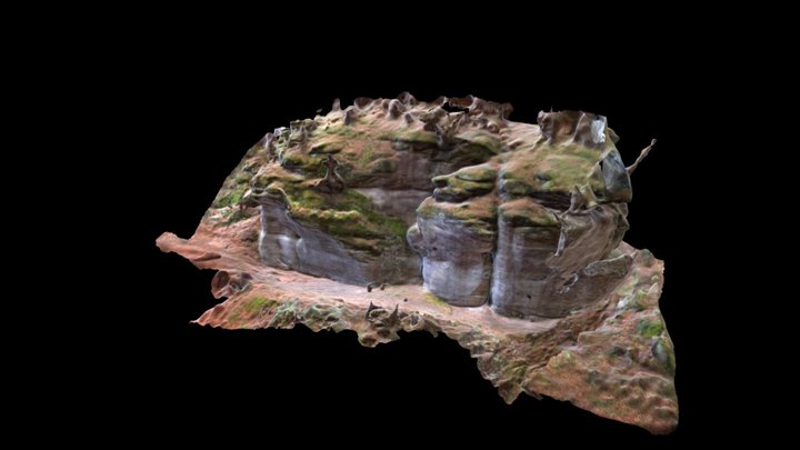 Raw model of Bettenroder Berg IX 3D Model