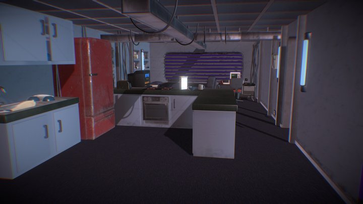 Cyberpunk Room .Quirk ˎˊ˗ 3D Model