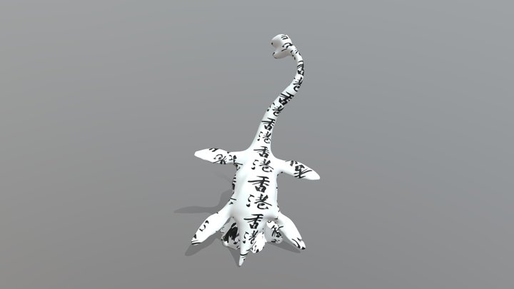 Dino Hong Kong - Inked 3D Model