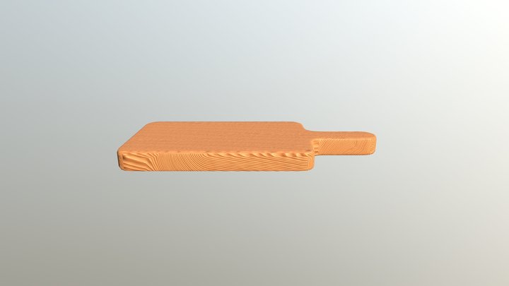 Cheeseboard 3D Model