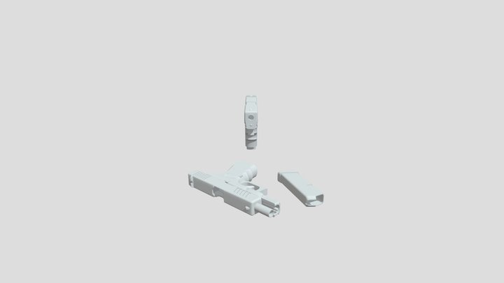 Glock 19 - With Accessories - 9mm 3D Model